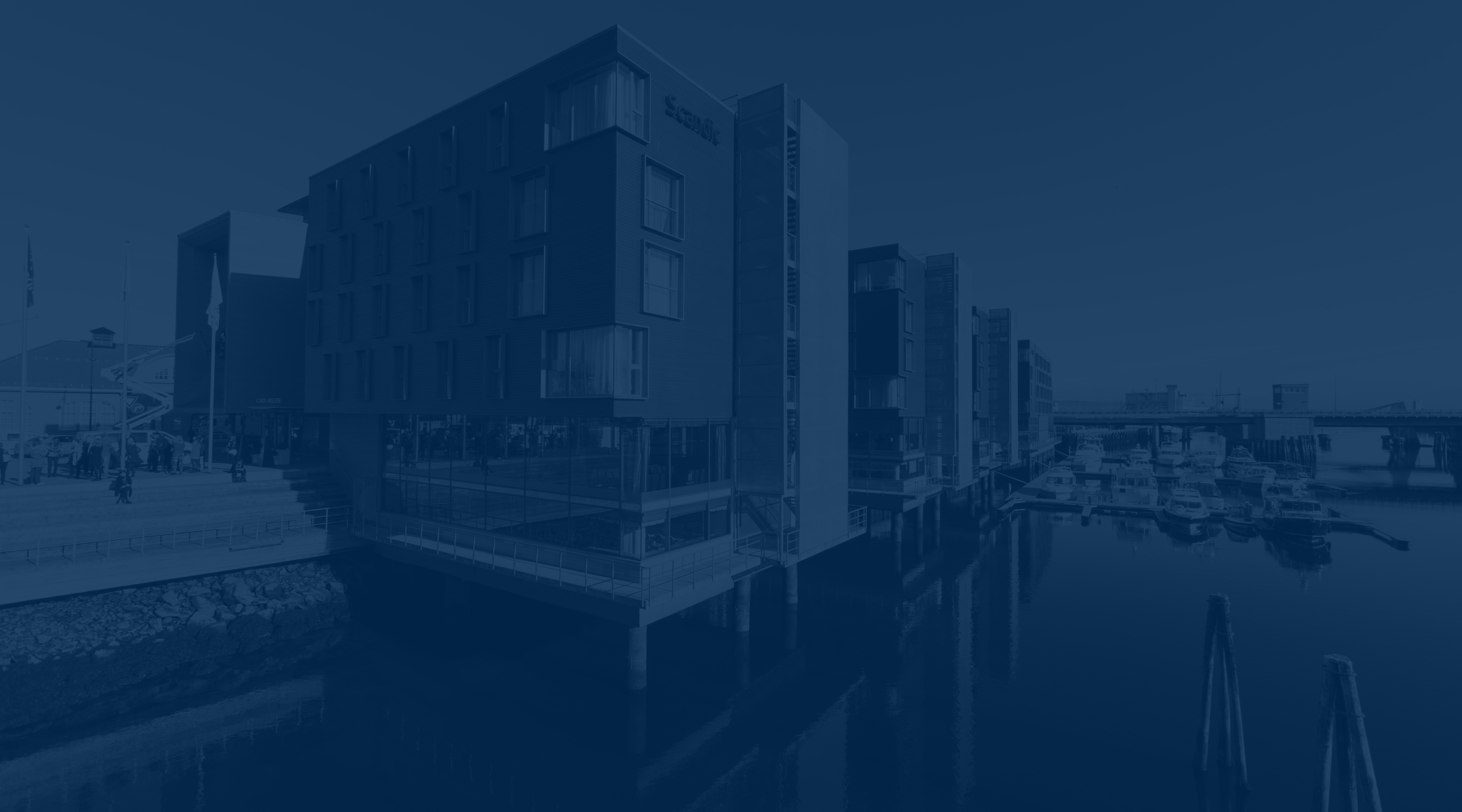 En bygning på vannet