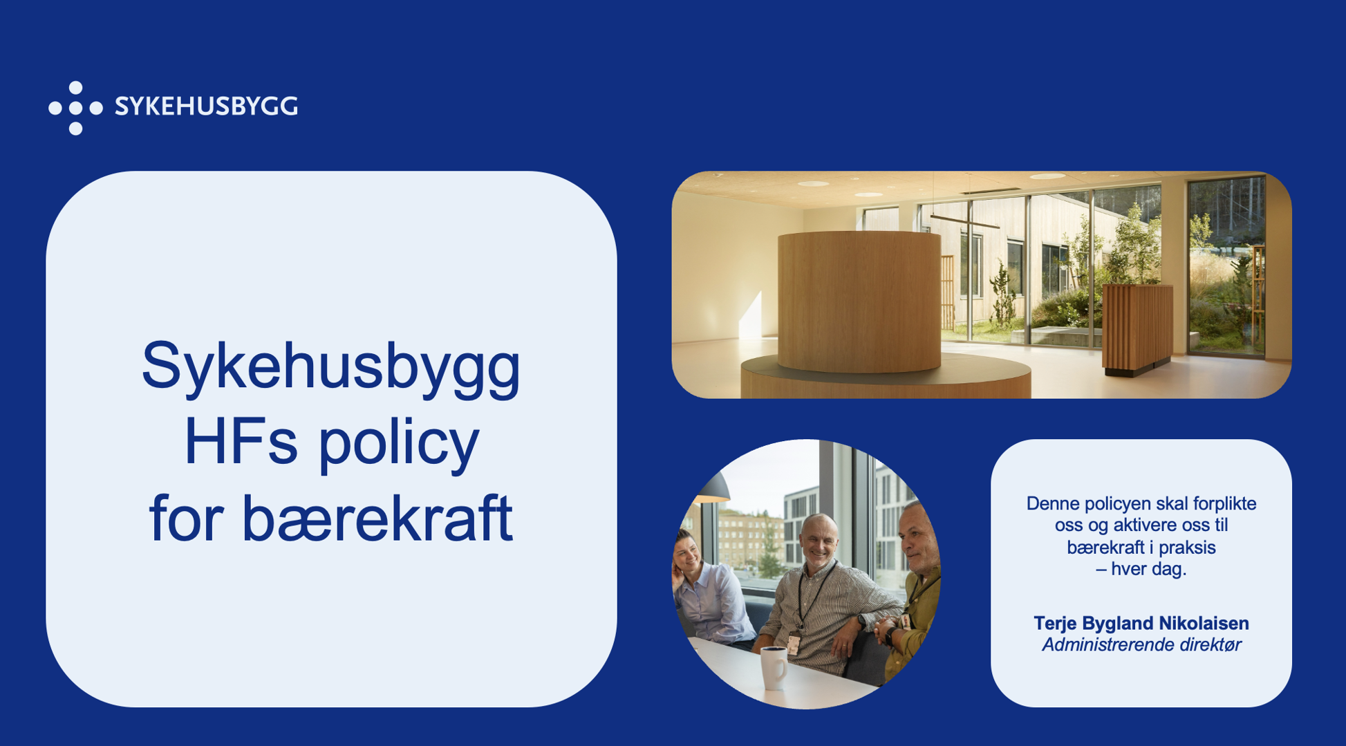 Forside policy for bærekraft