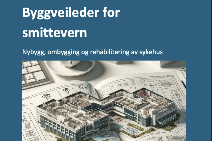 Bilde av forsiden på Byggveileder smittevern