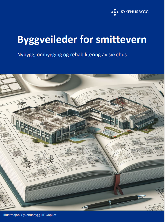 BIlde av forsiden på Byggveileder smittevern